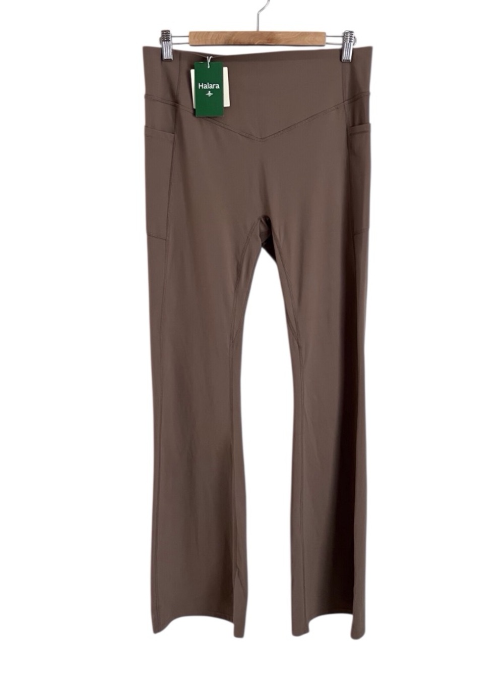 Halara NEW Tan Ultrasculpt Flare Legging Yoga Pants Athletic Neutral XL Tall